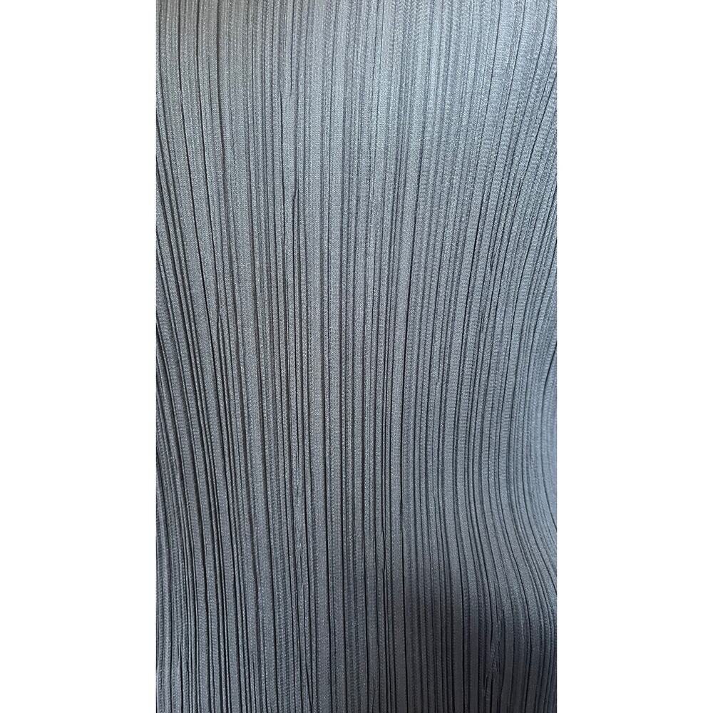 Issey Miyake Grey Women's XS Long Sleeve Top Pleats Please Collection - Picture 9 of 10